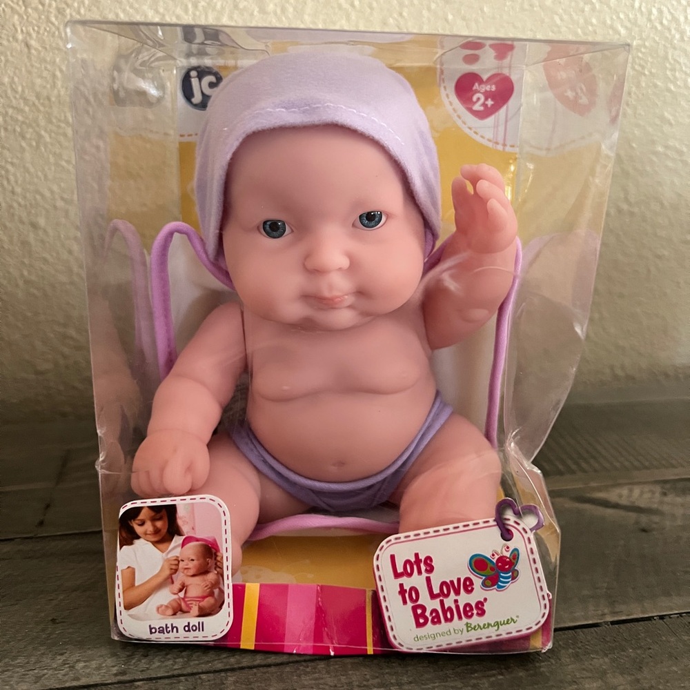 JC Toys Lots to Love Babies Bath Doll - Purple
